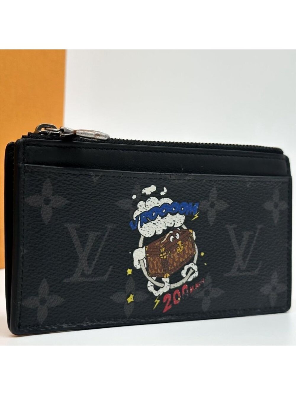 ★SOLD★ Louis Vuitton Limited Fragment Case Eclipse Monogram Trunk - Picture 1 of 12